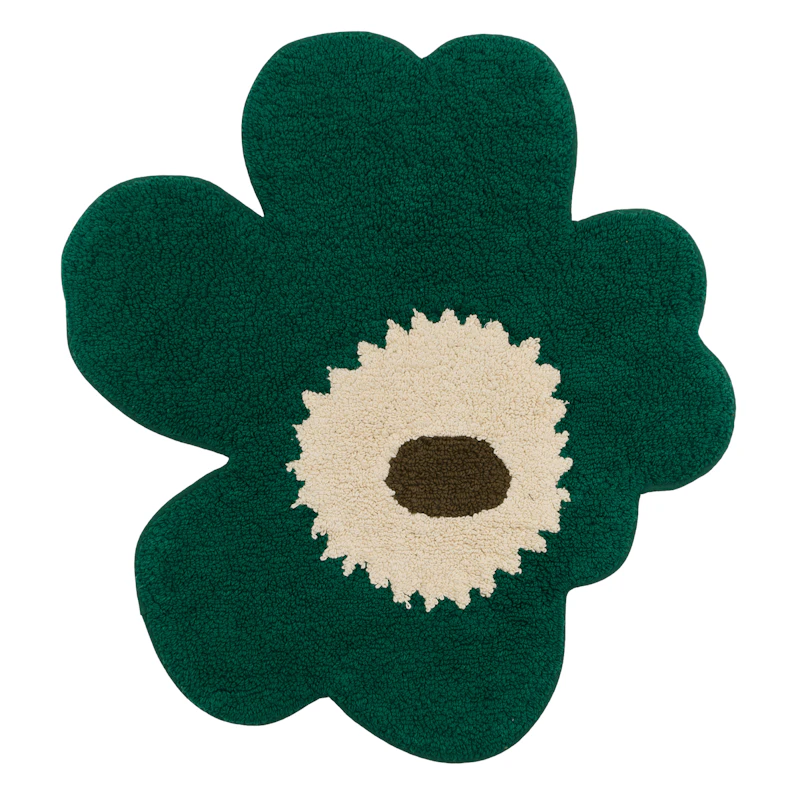 Unikko Bath Rug 73X74 cm, Off-white / Mole