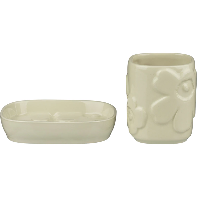 Unikko Bathroom Set, Beige