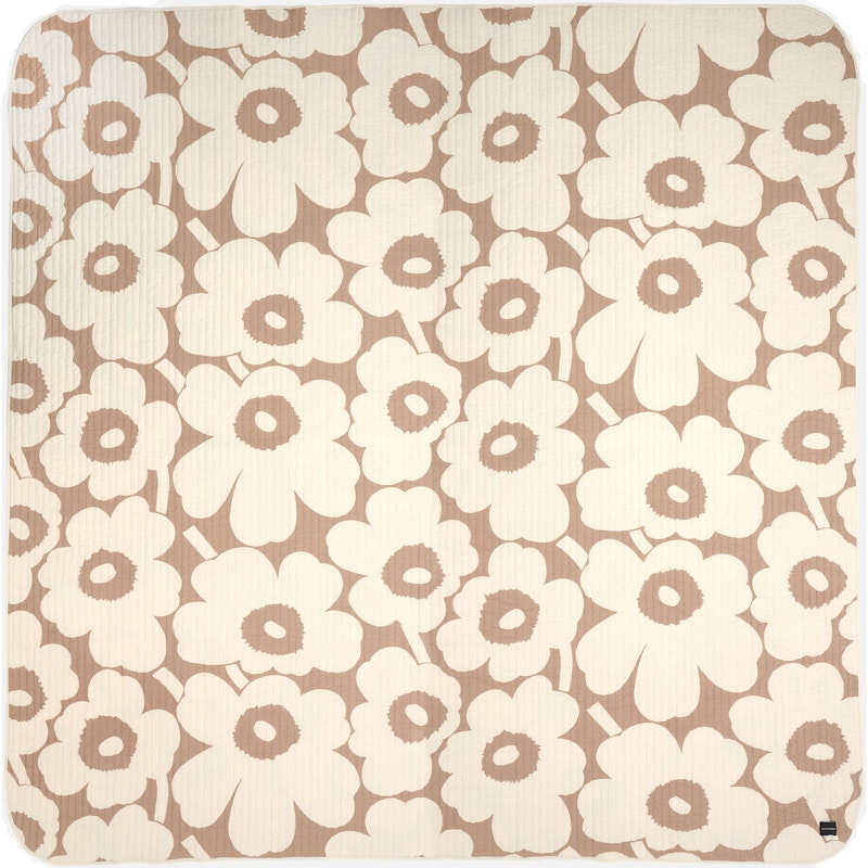 Unikko Bedspread 260x260 cm, Off-white/Linen