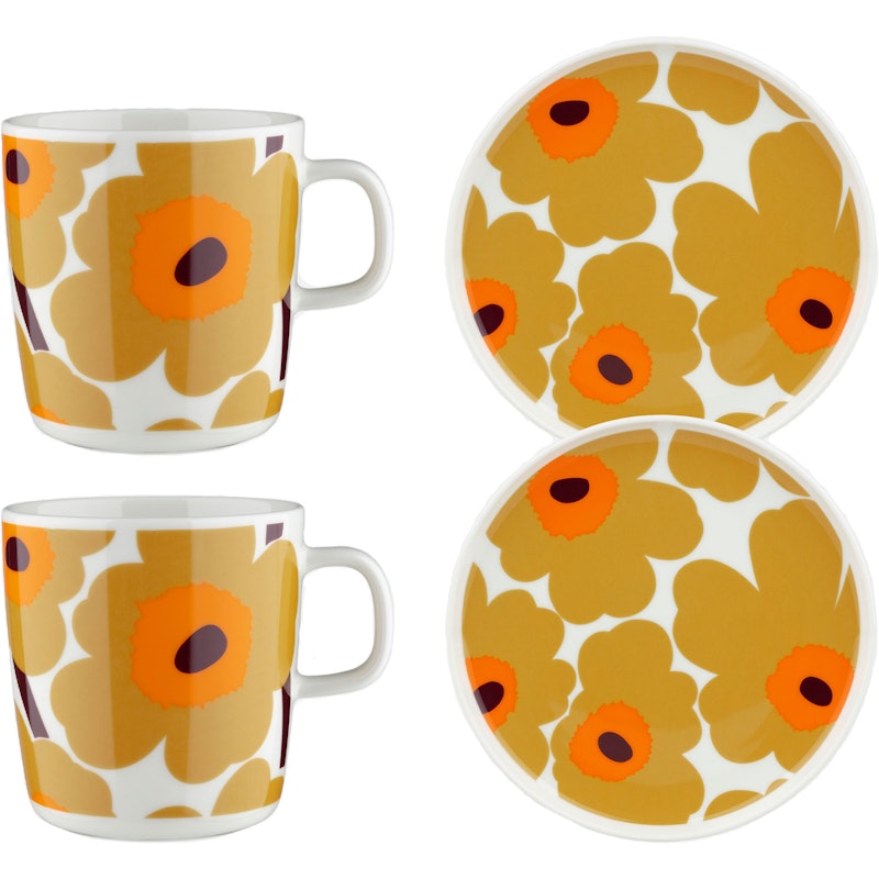 Unikko Breakfast Set 4-pack