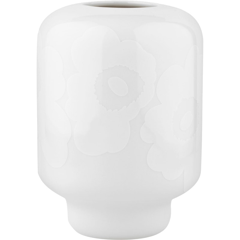 Unikko Ceramic Vase, White