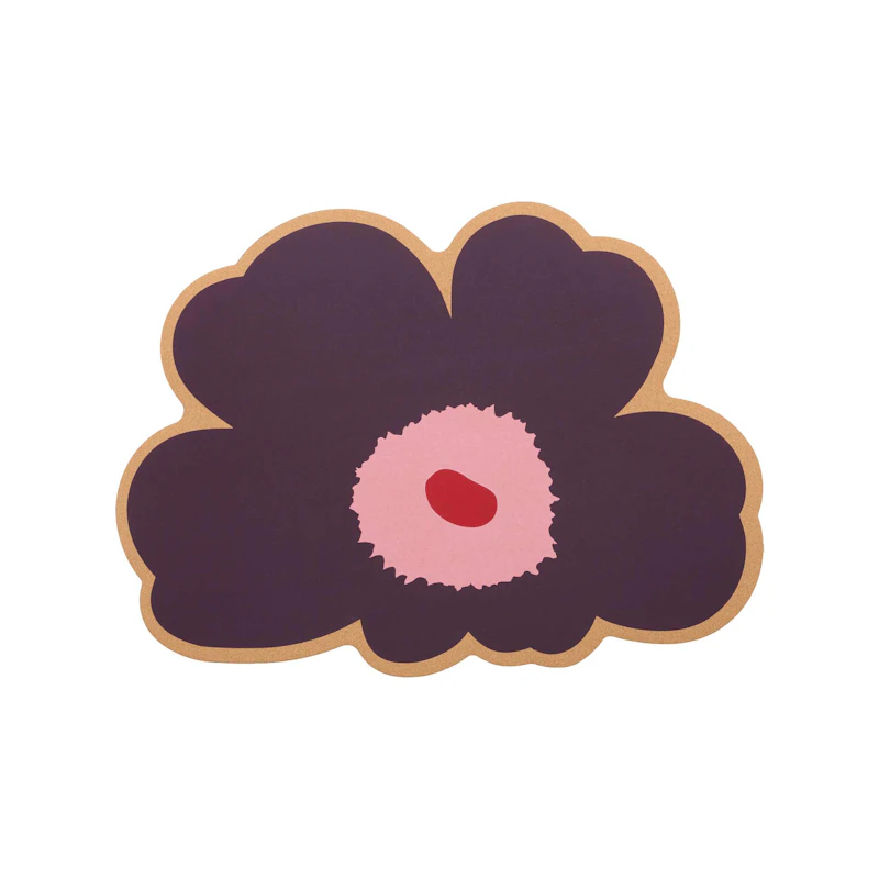 Unikko Placemat, Plum / Cranberry / Pink