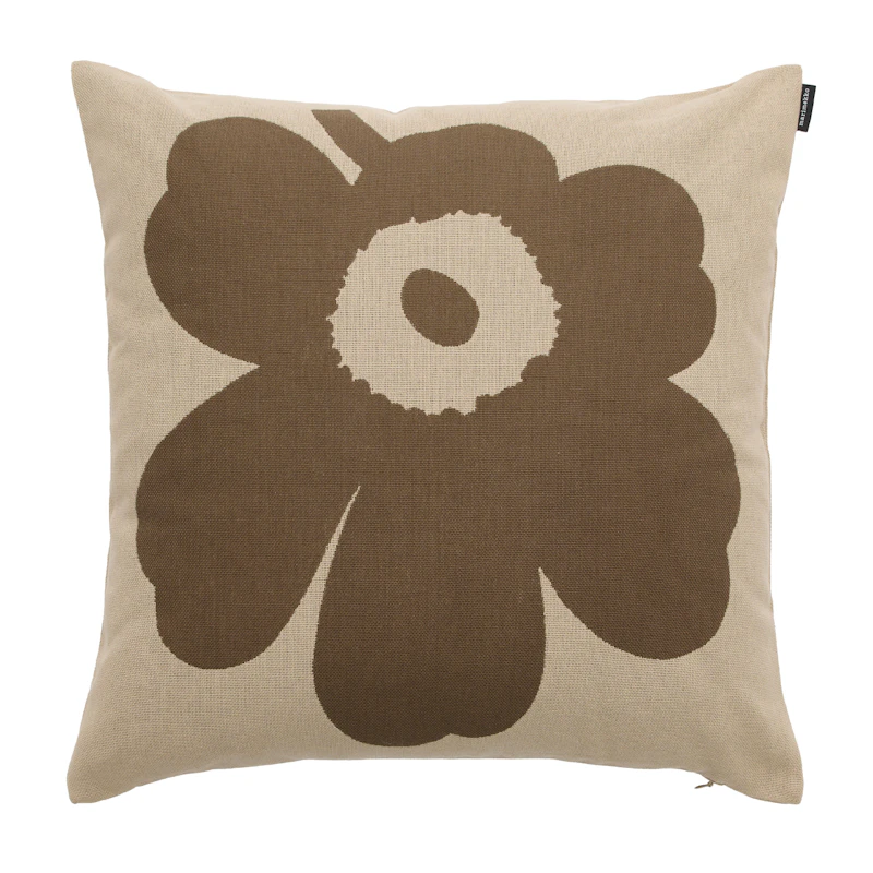 Unikko Cushion Cover 50x50 cm, Off-white / Mole