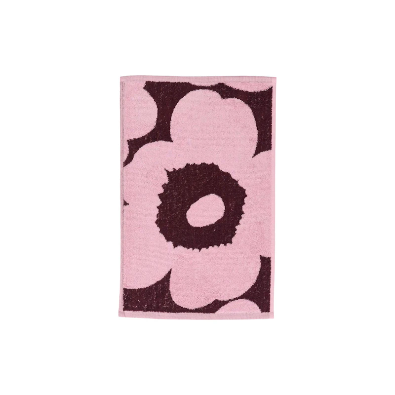 Unikko Guest Towel, Plum / Pink