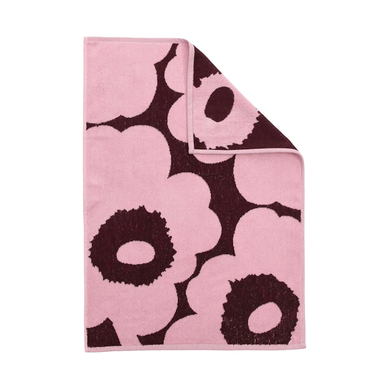 Unikko Hand Towel, Plum / Pink