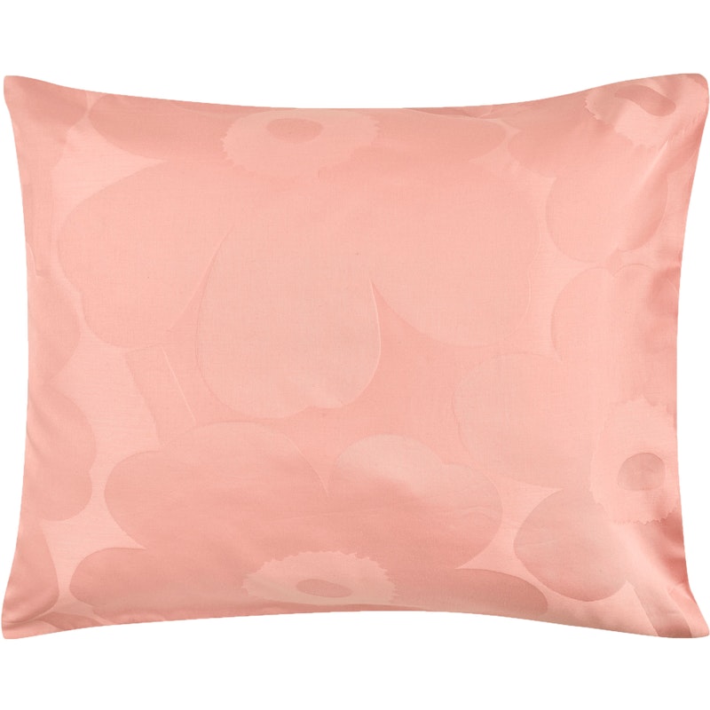 Unikko Jacquard Pillowcase 50x60 cm, Powder Pink