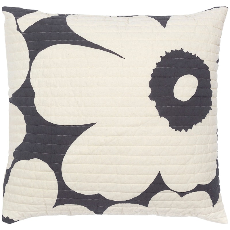 Unikko Cushion 60x60 cm, Off-white/Charcoal