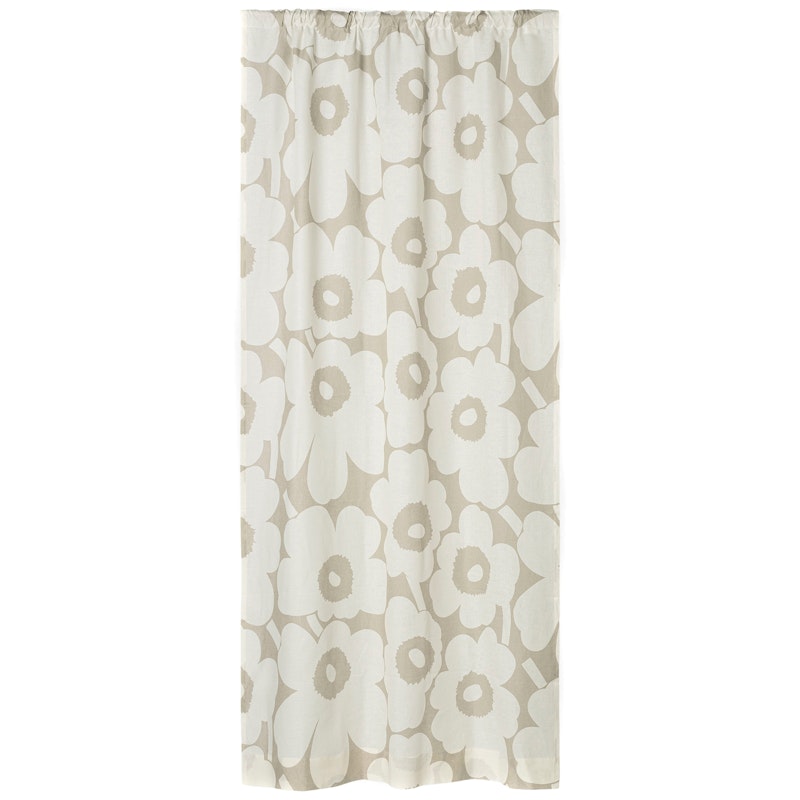 Unikko Curtain 135x250 cm, Light Grey