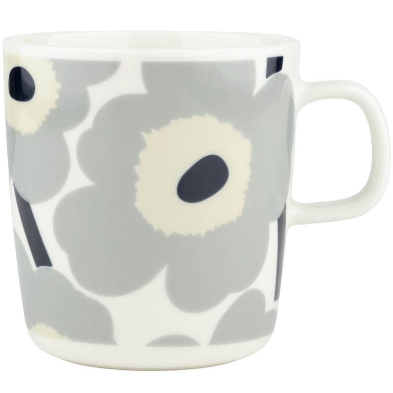 Oiva/Unikko Mug 40 cl, Grey / Sand / Dark Blue