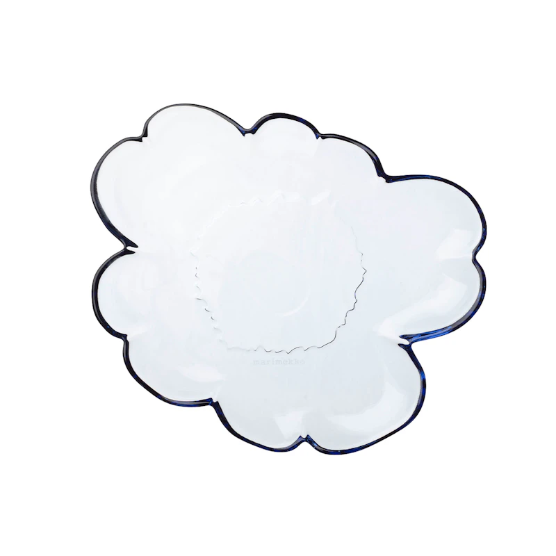 Unikko Plate 20 cm, Glass, Lavender