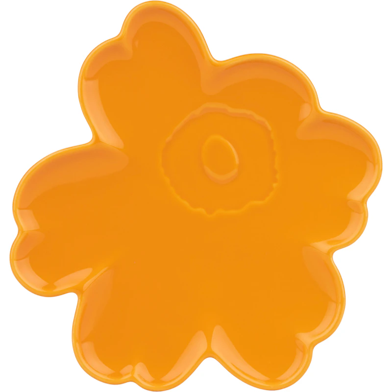 Unikko Shape Plate 20 cm, Warm Yellow