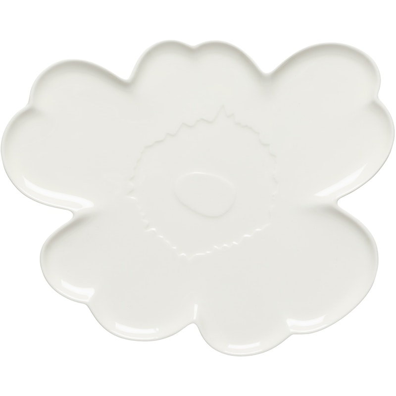 Unikko Shape Plate 32 cm, White