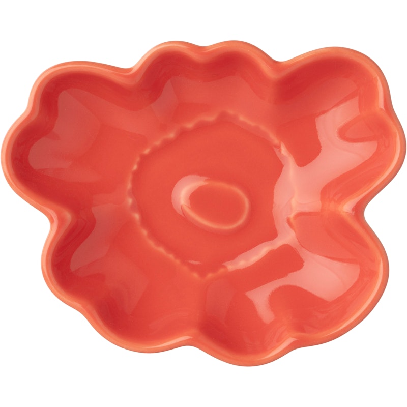 Unikko Shape Plate 9,5 cm, Orange Red