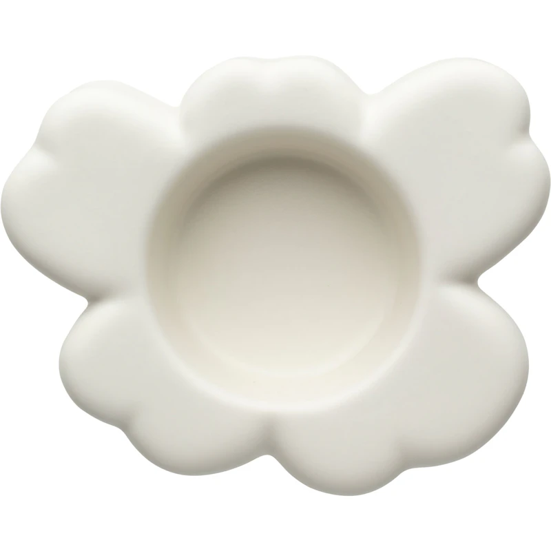 Unikko Tealight Holder, Matte White