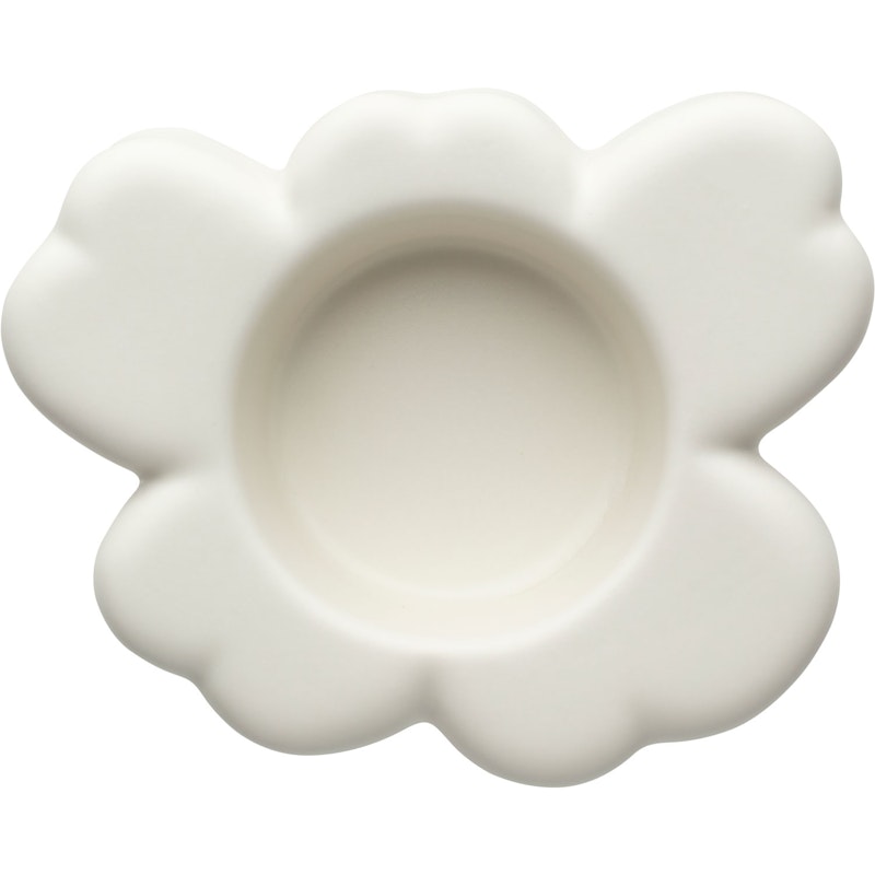 Unikko Anniversary Tealight Holder, Matte White