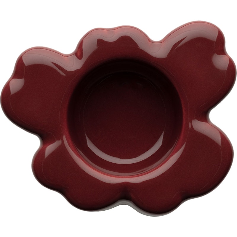 Unikko Anniversary Tealight Holder, Reddish Brown