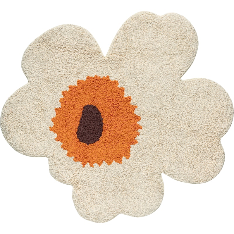 Unikko Terry Bath Rug 73X74 cm, Cream