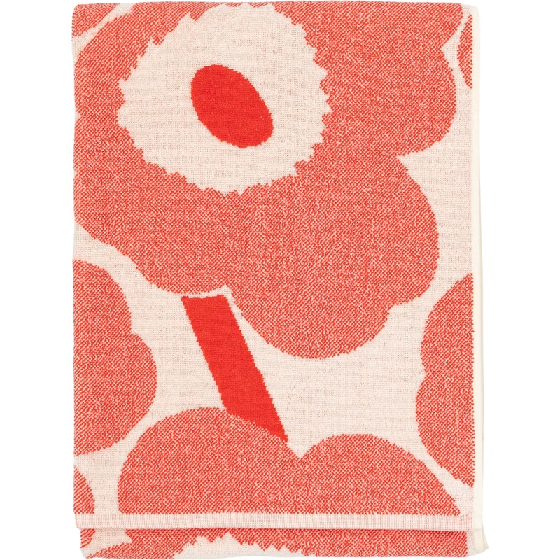 Unikko Bath Towel 70x150 cm, Orange Red