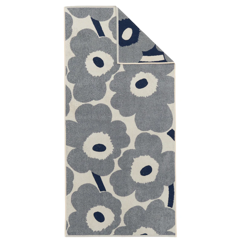 Unikko Bath Towel 70x150 cm, Blueberry