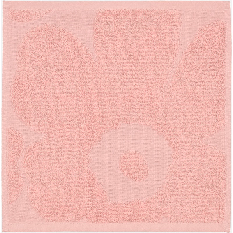 Unikko Face Towel 30x30 cm, Pink