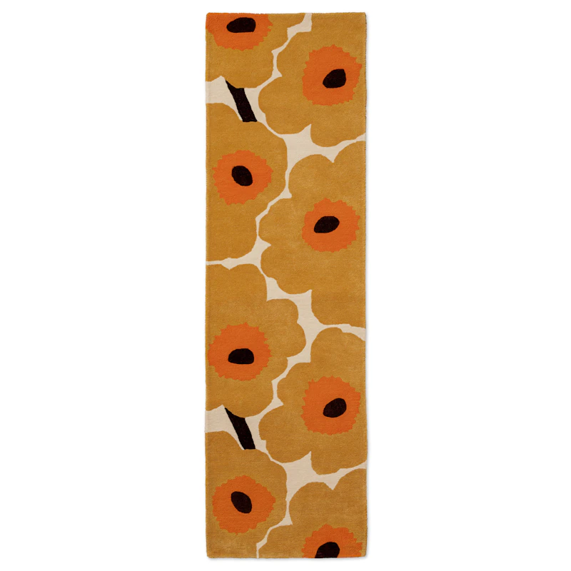 Unikko Wool Rug 80x300 cm, Honey