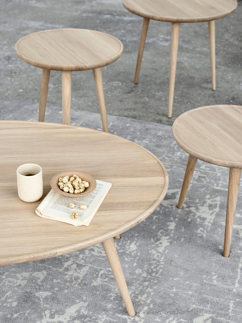 Accent Coffee Table 45 cm Matte Lacquered Oak
