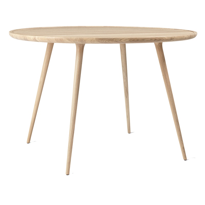 Accent Dining Table Matt Lacquered Oak 110 cm