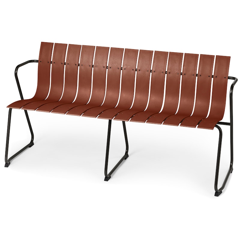 Ocean Bench, Burnt Red