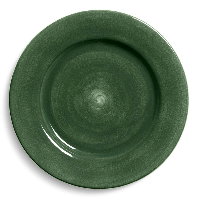 Basic Plate 28 cm, Forest Green