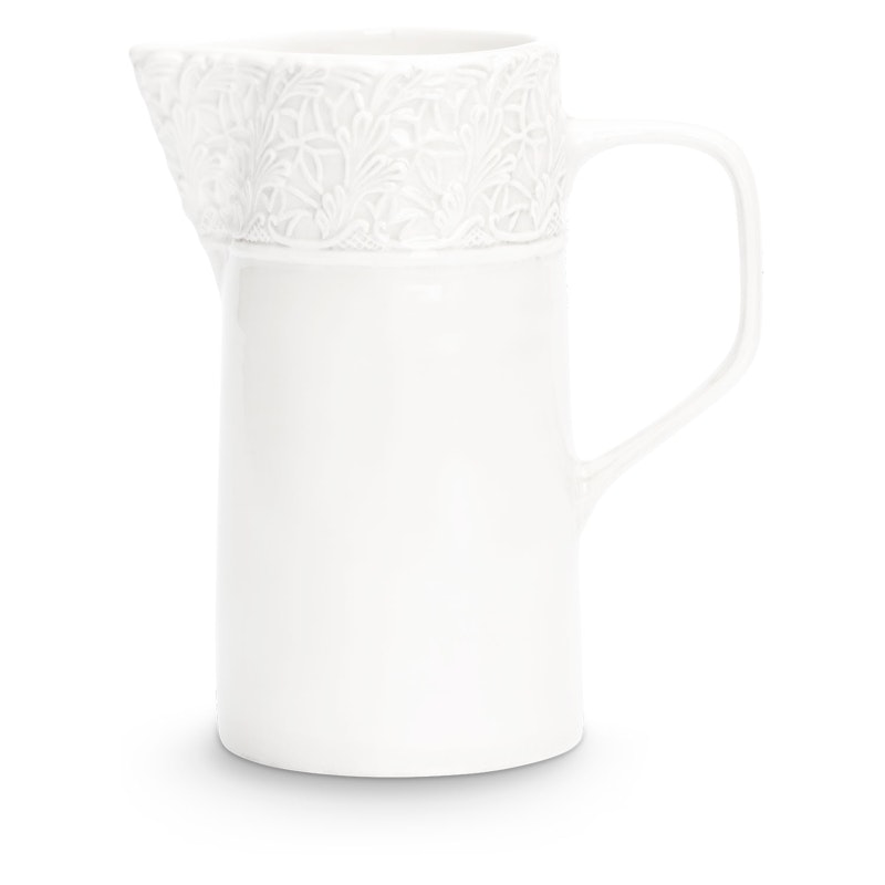 Lace Pitcher 1,2 L, White