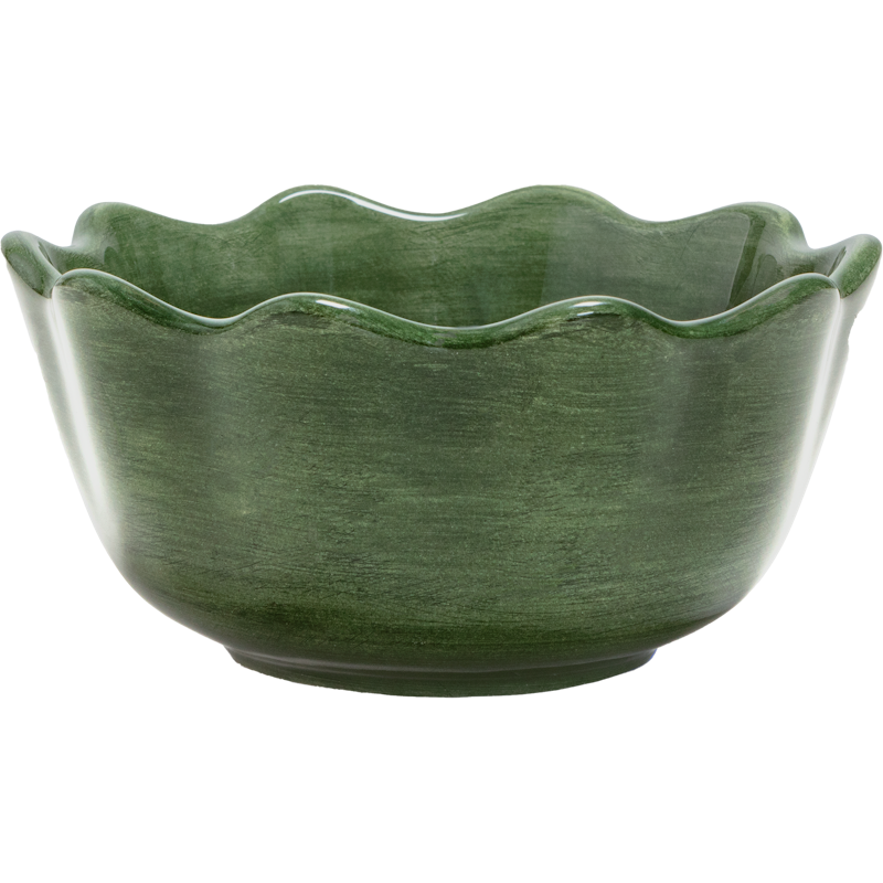 Oyster Bowl 13 cm, Forest Green