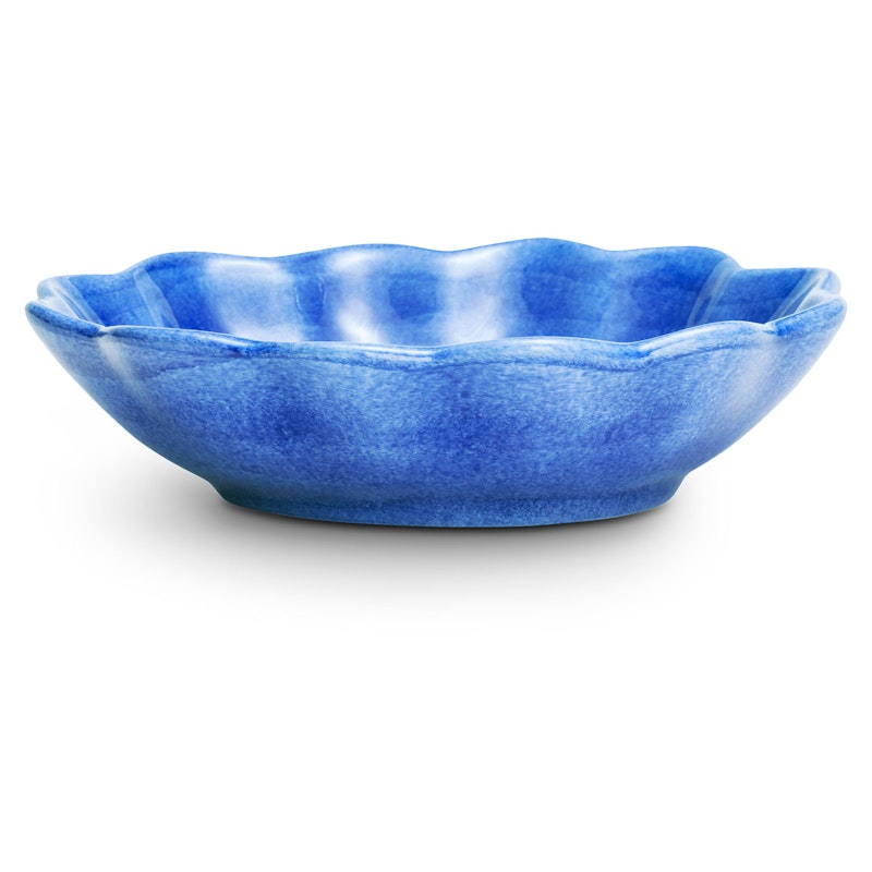 Oyster Bowl 16x18 cm, Light Blue
