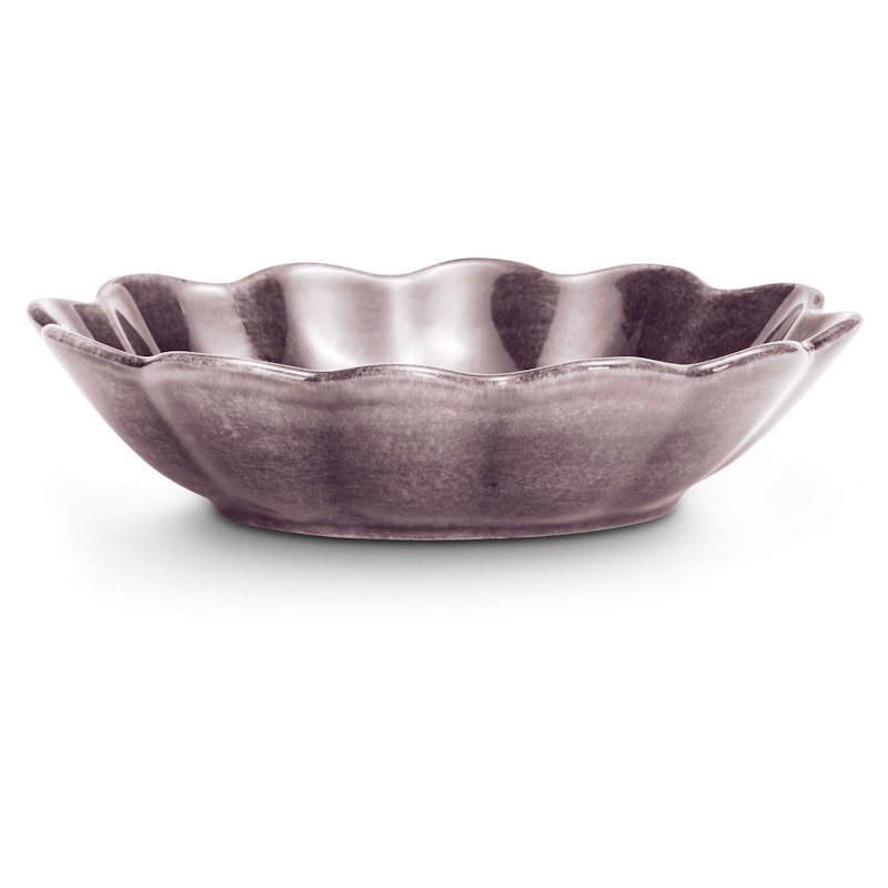 Oyster Bowl 16x18 cm, Plum