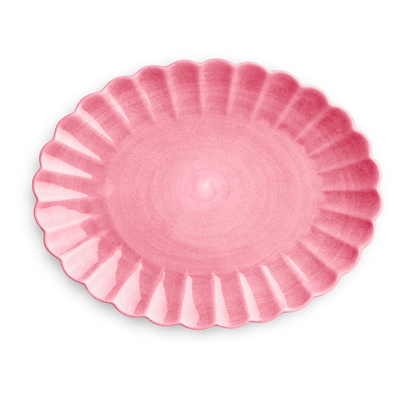Oyster Dish 35x30 cm, Pink