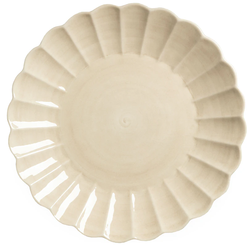 Oyster Dish 42 cm, Sand
