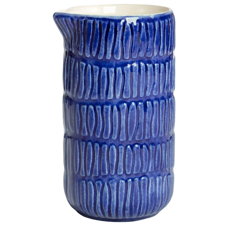 Stripes Jug 30 cl, Blue