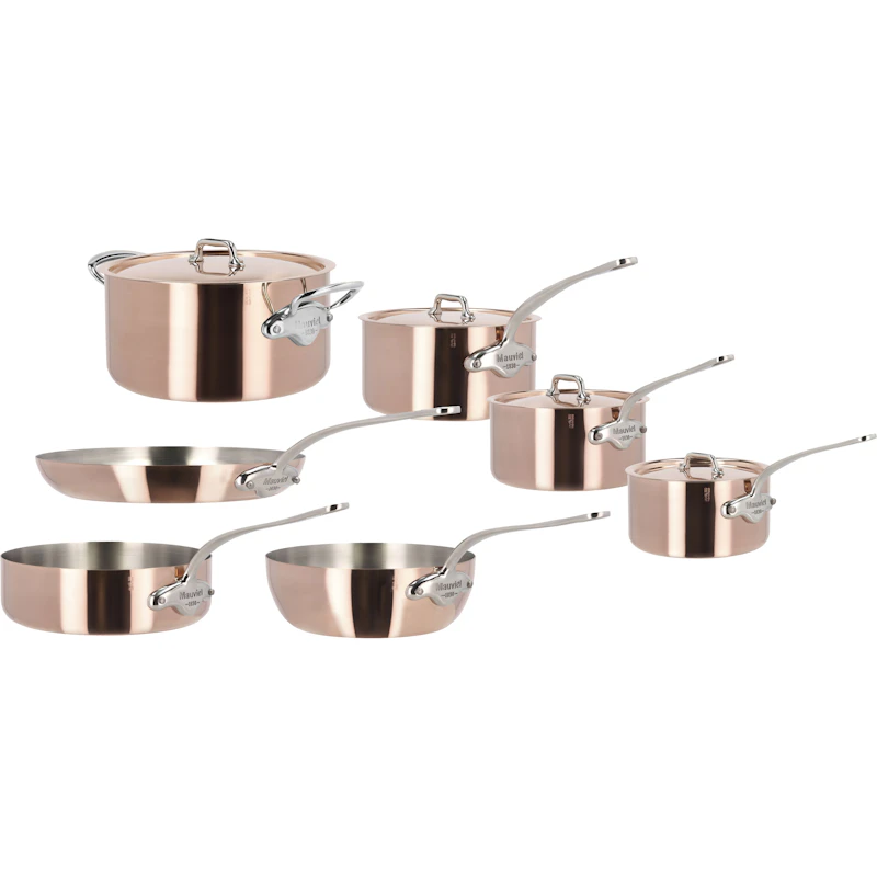 M’150s Pot Set, Copper / Steel