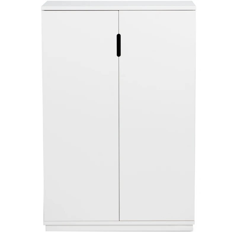 Aoko Cabinet White, Covered Doors
