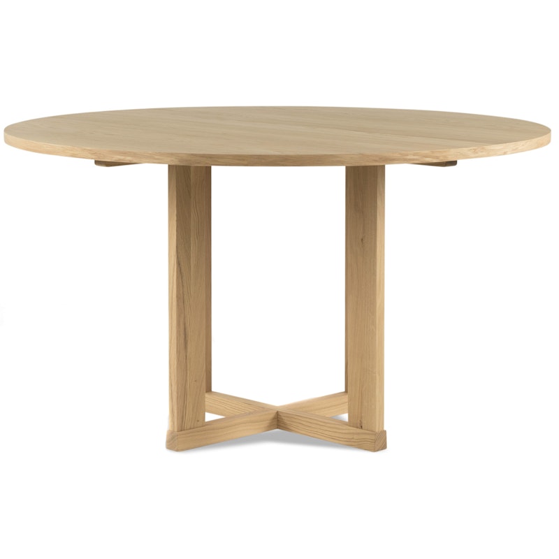 Arv Table White Pigmented Oak, Ø130 cm