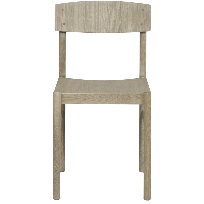 Rod Chair, White Wax Oiled Oak