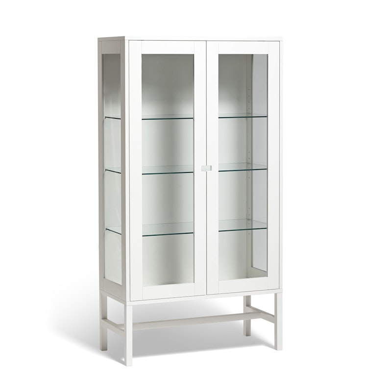 Cabinet with glass doors and shelves discount