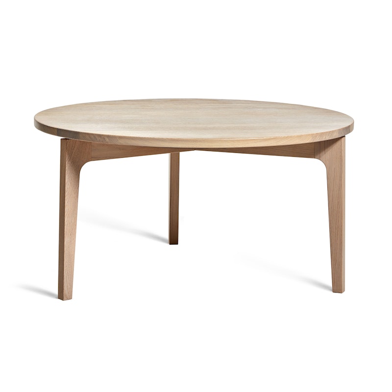 Höllviken Coffee Table Ø80x41 cm, White Pigmented Oak