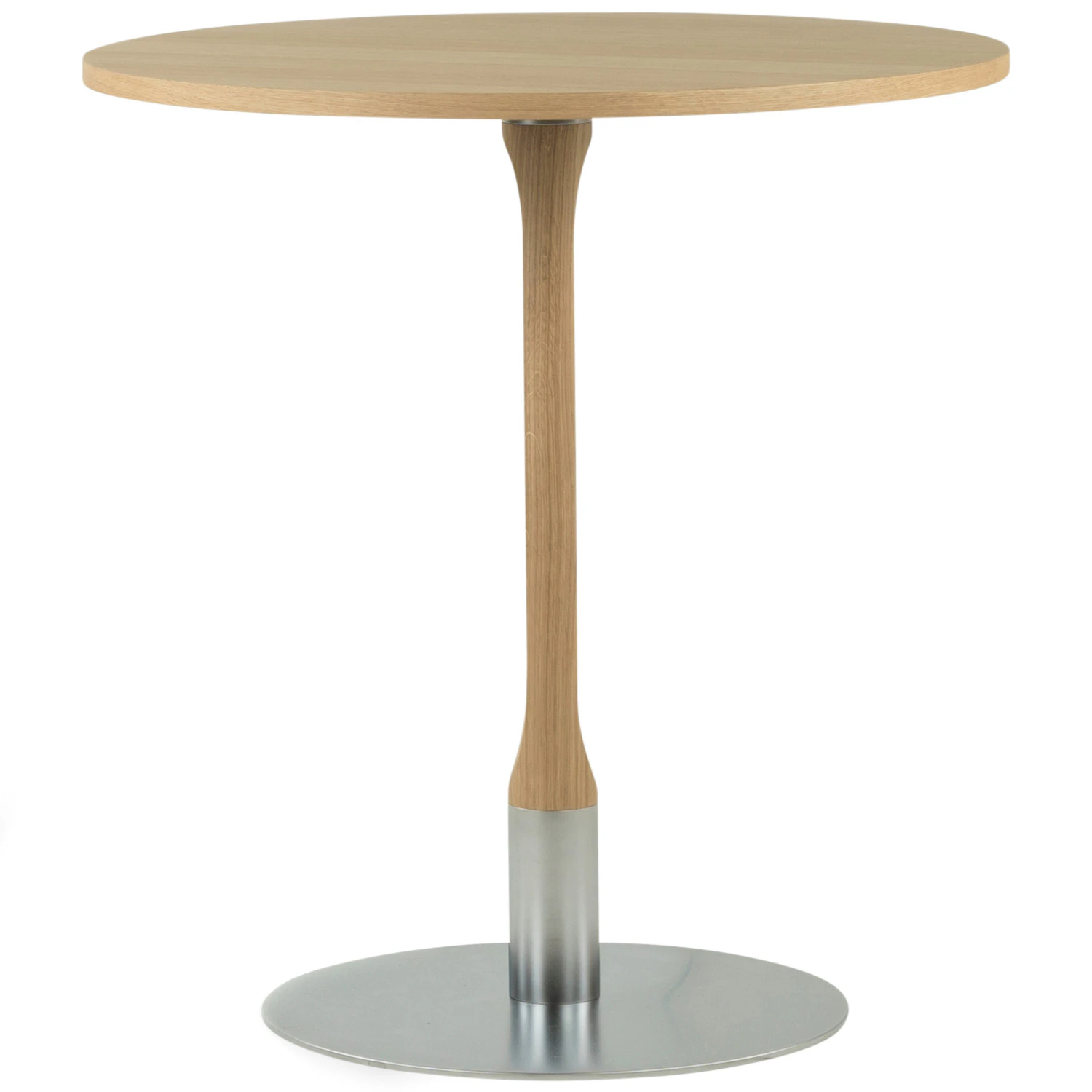 Rod Table White Pigmented Oak, Ø70 cm from Mavis | RoyalDesign.co.uk