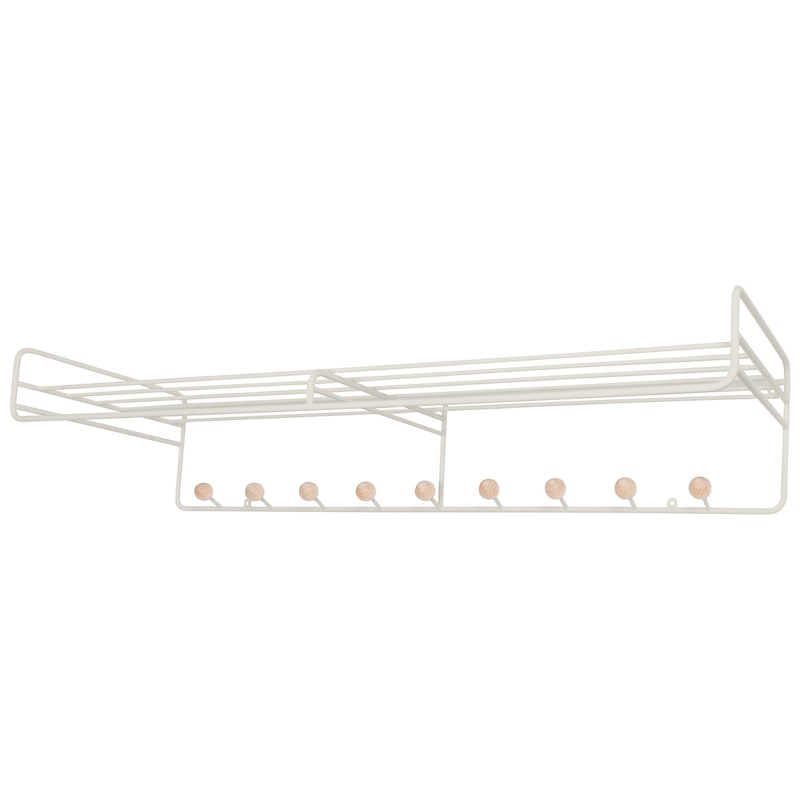 Bill Hat Rack 102 cm, Silk Grey