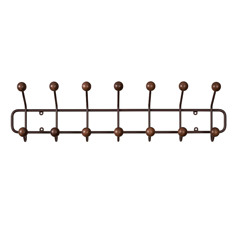 Bill Horizontal Coat Rack S, Dark Mocha