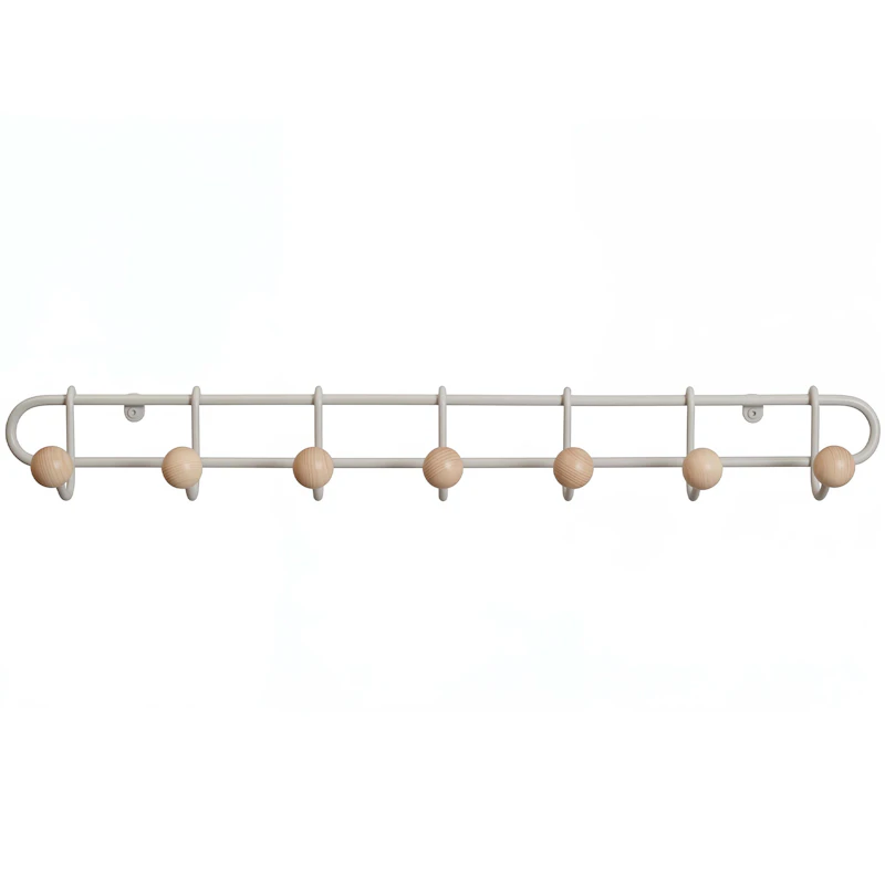 Bill Slim Coat Rack, Greige