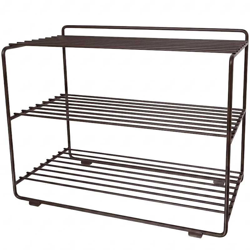Downtown Shoe Shelf Dark Mocha