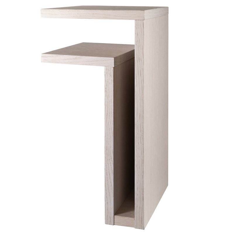 F-Shelf Wall Shelf  Left, White Oak