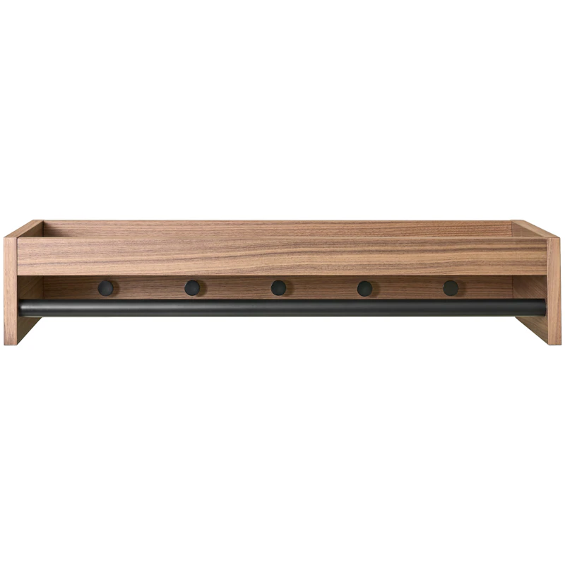 Gentle Hat Rack, Walnut