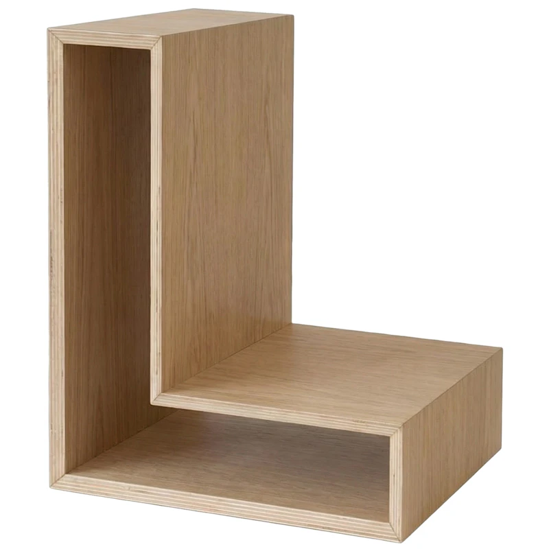 L-shelf Wall Shelf, Oak